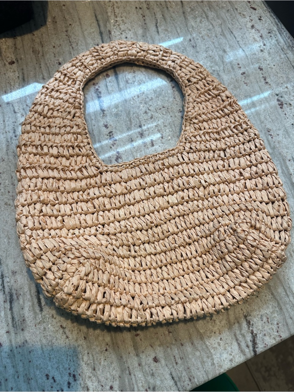 Universal Thread Natural Woven Straw Tote